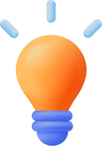Light bulb icon representing innovative ideas by Kenskoff Consulting's design team